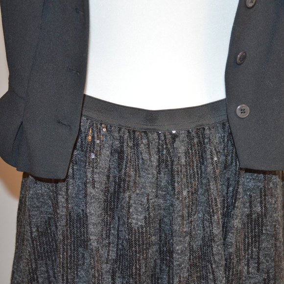 Rachel Roy Black Suspender Vest Dress - Picture 8 of 9